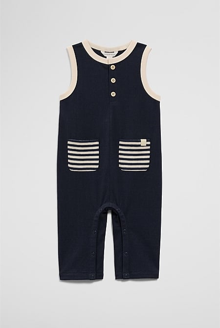 Sleeveless Textured Romper