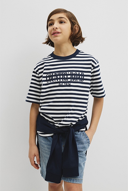 Teen Australian Cotton Short Sleeve Relaxed Heritage T-Shirt