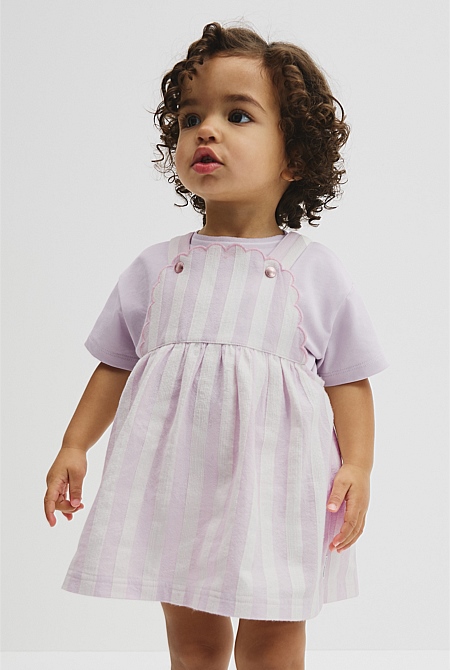 Stripe Pinafore