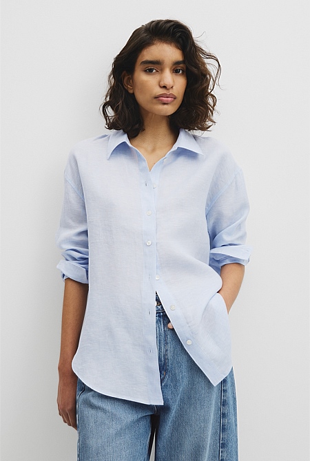 Oversized Linen Shirt