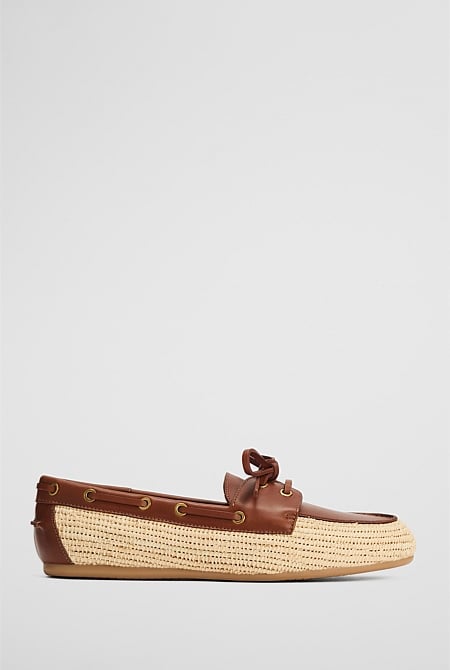 Grace Raffia Loafer