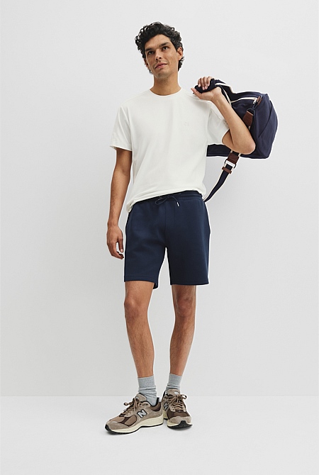 Textured Drawstring Short