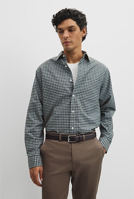 Regular Fit Cotton Gingham Shirt