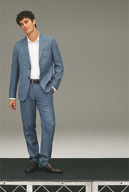 Regular Wool Houndstooth Pant