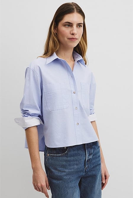 Crop Pocket Shirt