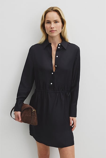 Gathered Mini Dress