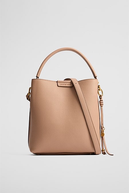 Spliced Bucket Bag