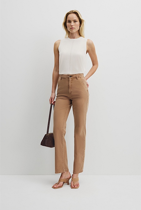 Refined High Rise Slim Jean