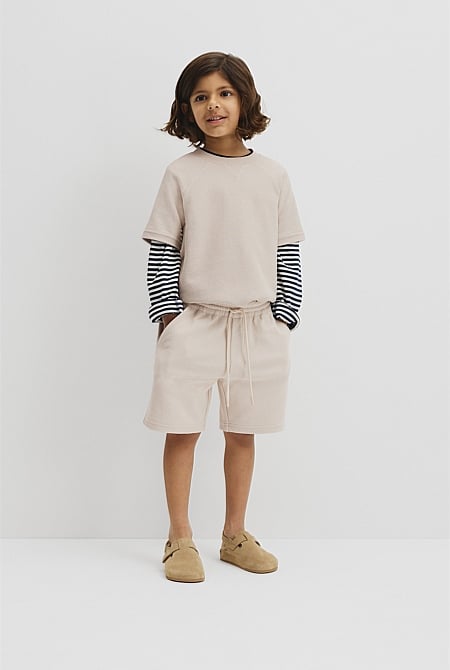 Organically Grown Cotton Waffle Short