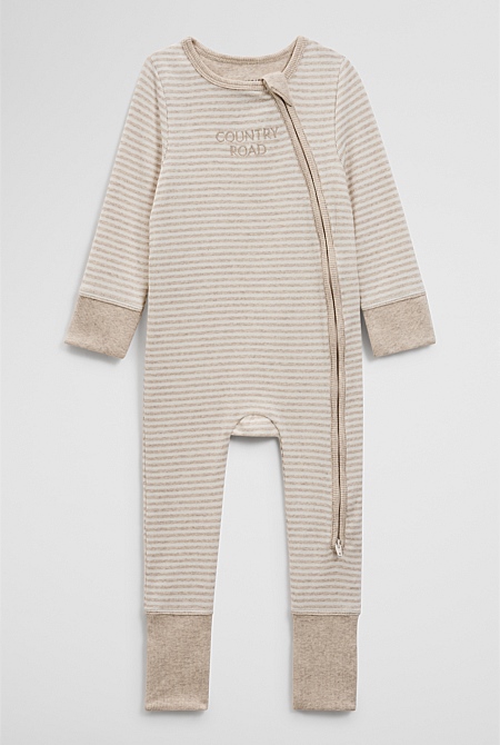 Stripe Rib Jumpsuit