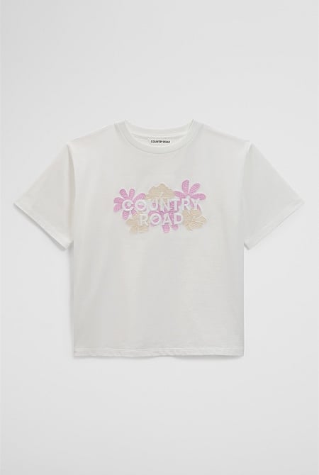 Short Sleeve Floral Oversized T-Shirt