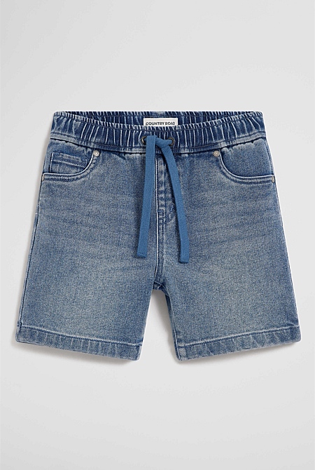 Pull On Denim Straight