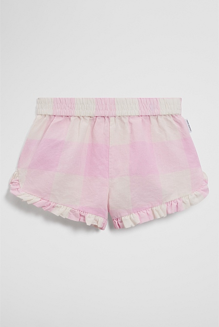 Gingham Short