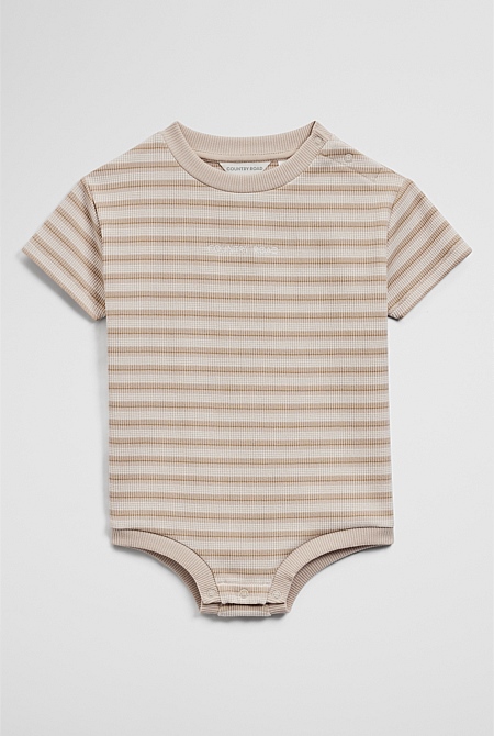 Short Sleeve Rib Oversized Bodysuit