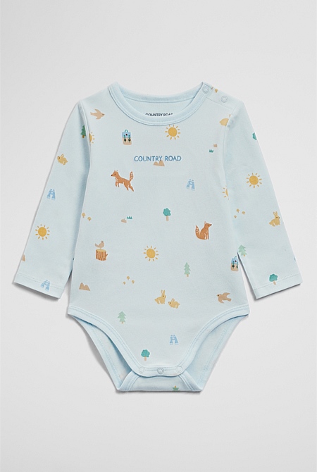 Jersey Print Bodysuit