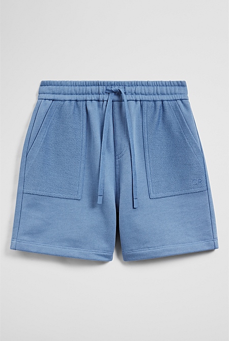 Australian Cotton Pocket Detail Sweat Short