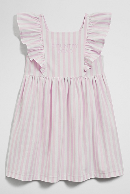 Sleeveless Frill Jersey Dress
