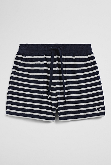 Stripe Terry Short