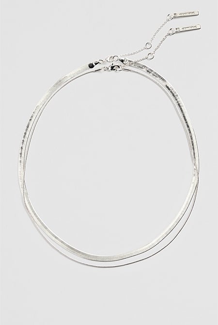Snake Chain Neck Set