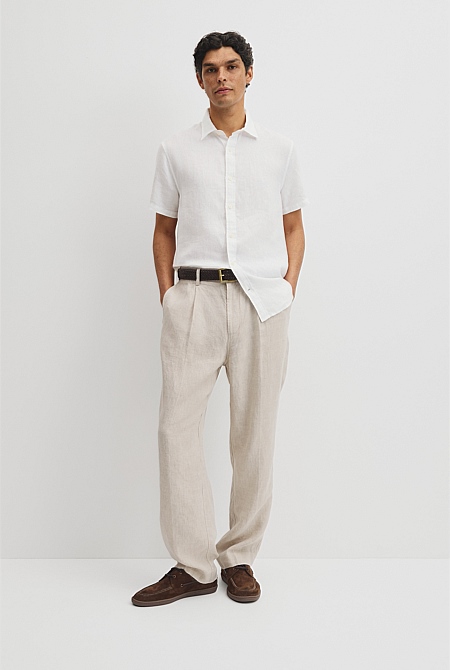 Linen Wide Leg Pant