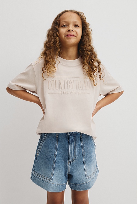 Teen Australian Cotton Short Sleeve Relaxed Heritage T-Shirt