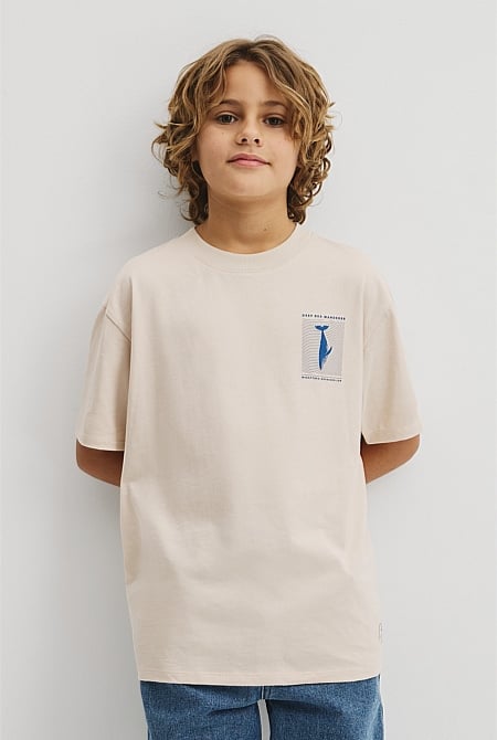 Teen Relaxed Fit Ocean T-Shirt