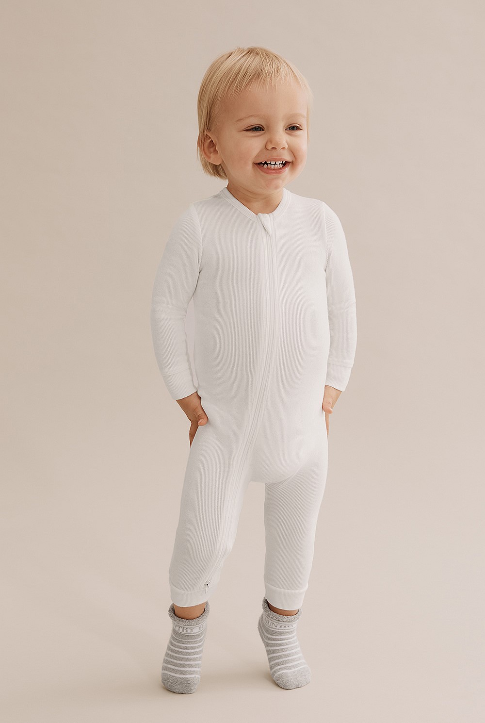 Unisex Cotton Rib Jumpsuit
