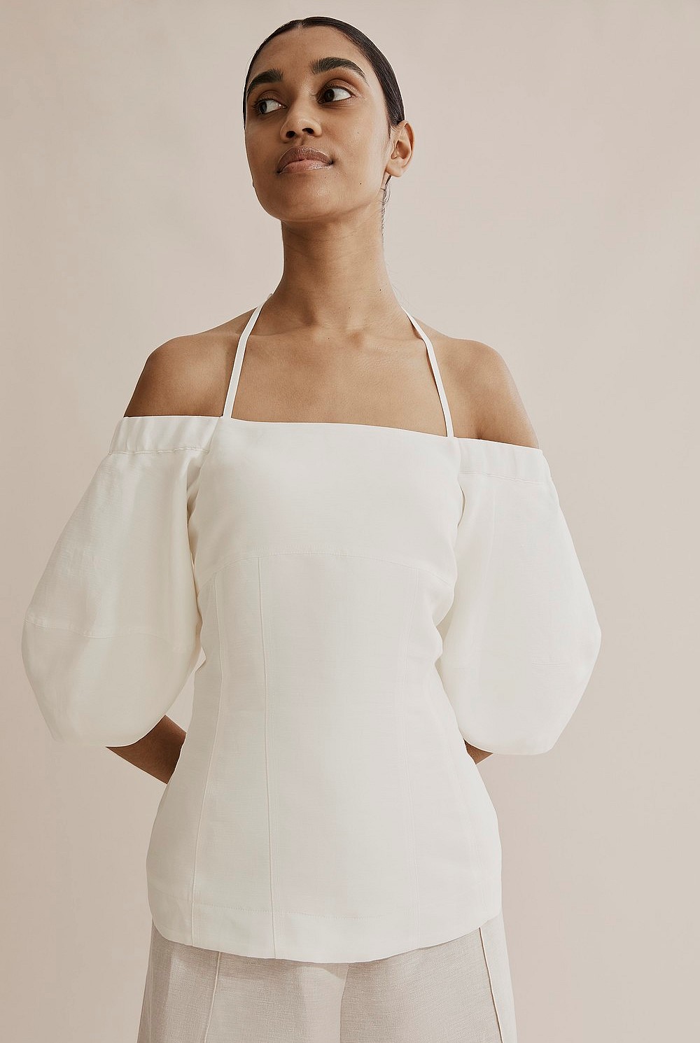 Off Shoulder Detail Blouse