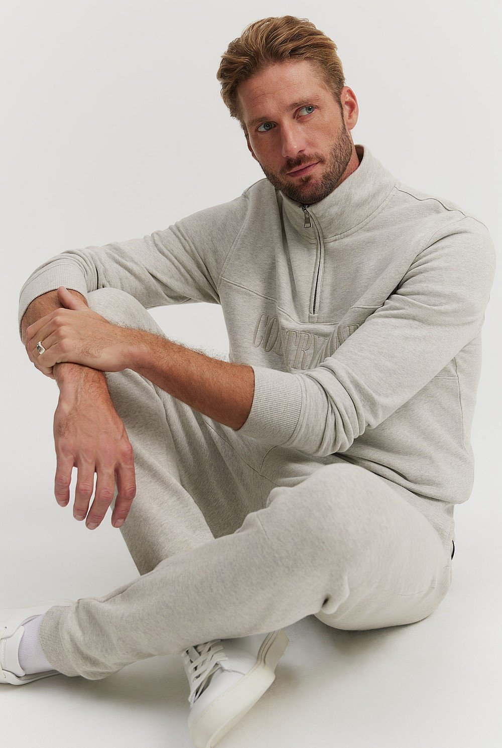 Verified Australian Cotton Half Zip Heritage Sweat