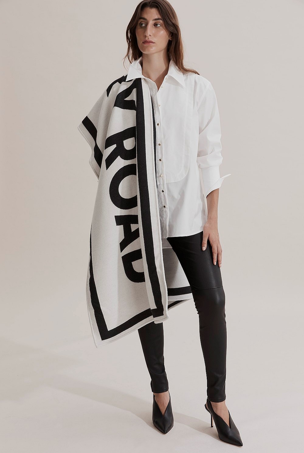 Branded Wool Scarf