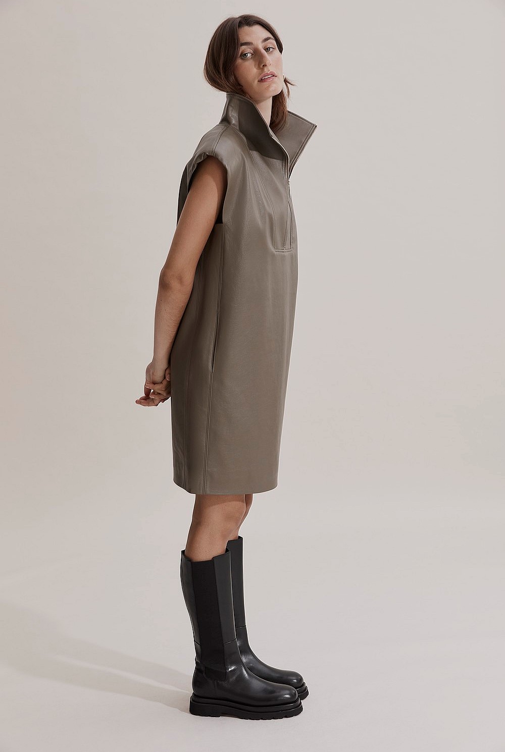 Collared Shift Dress