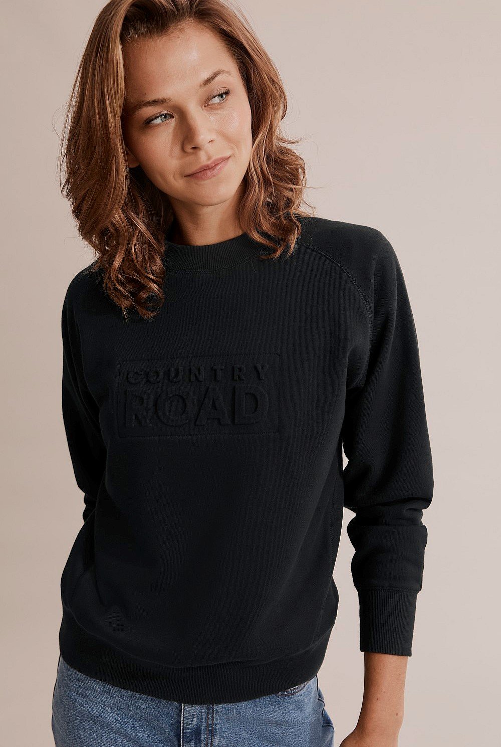 Verified Australian Cotton Modern Embossed Sweat