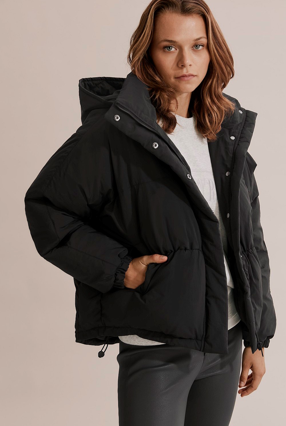 Recycled Nylon Short Puffer