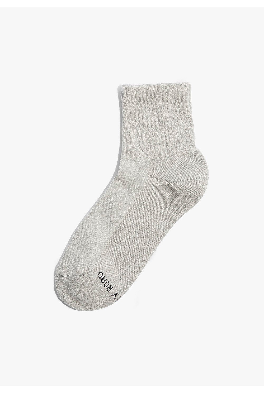 Rib Half Crew Sock