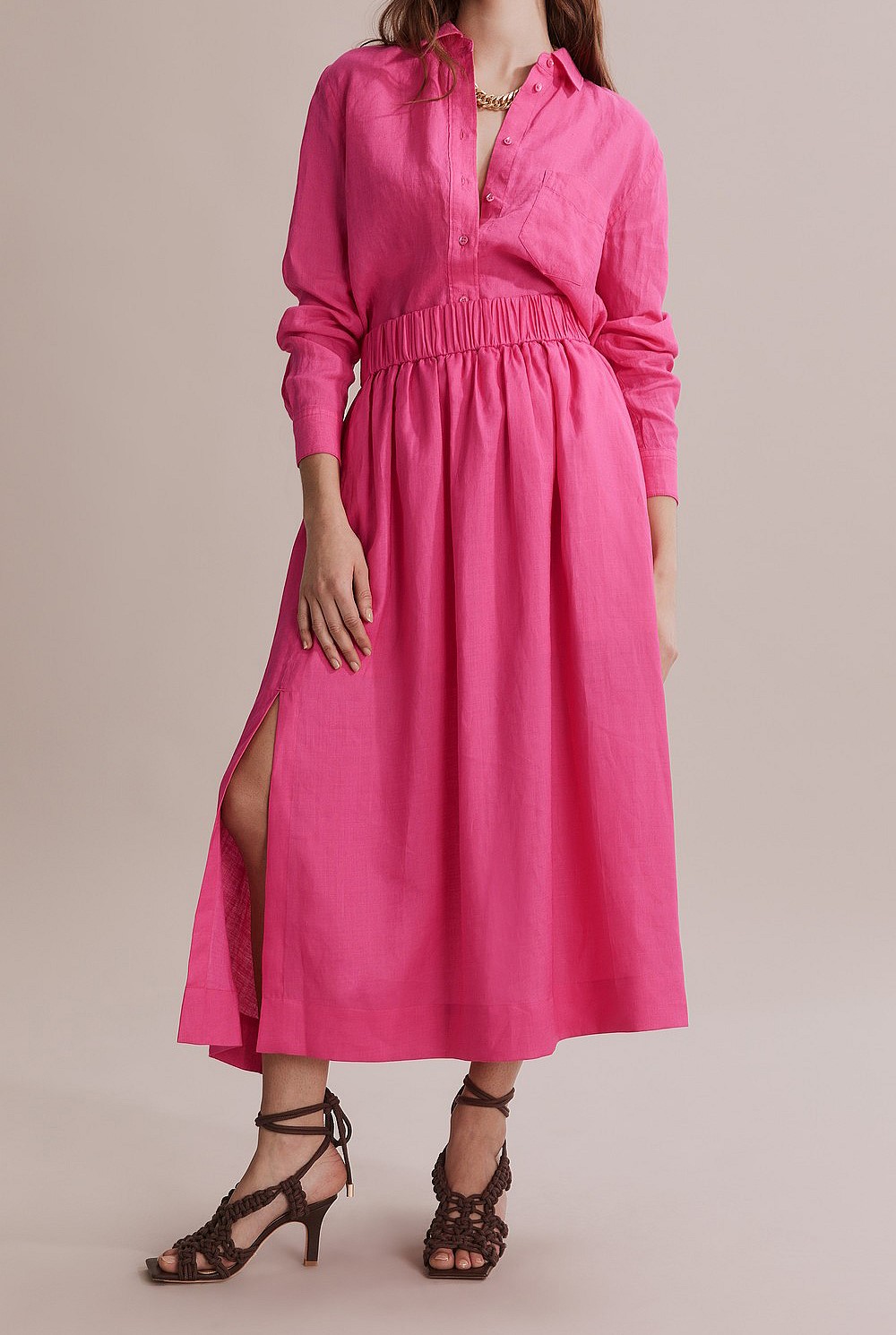 Waistband Detail Skirt