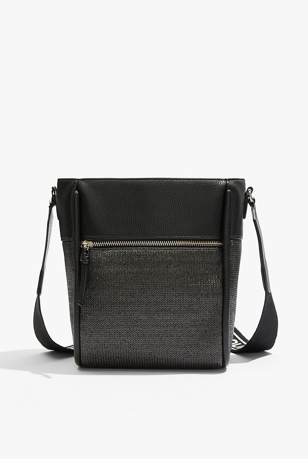 Woven Detail Sling Bag