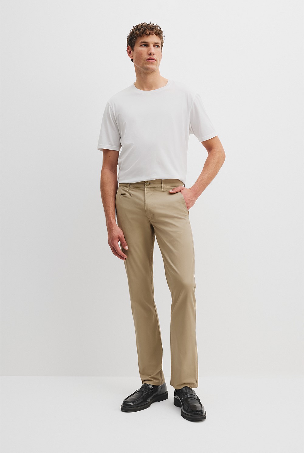 Verified Australian Cotton Standard Fit Stretch Chino