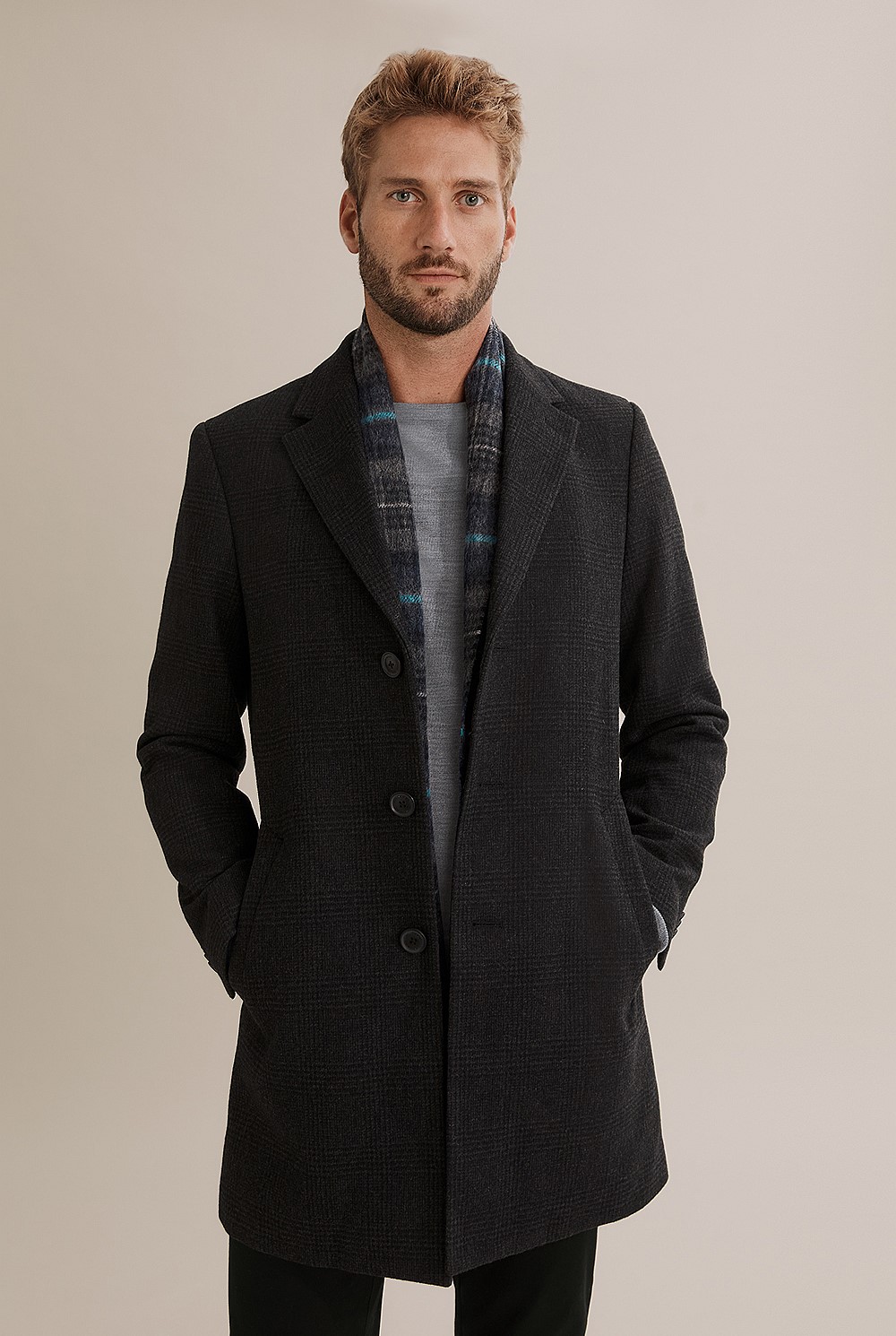 Plaid Crombie
