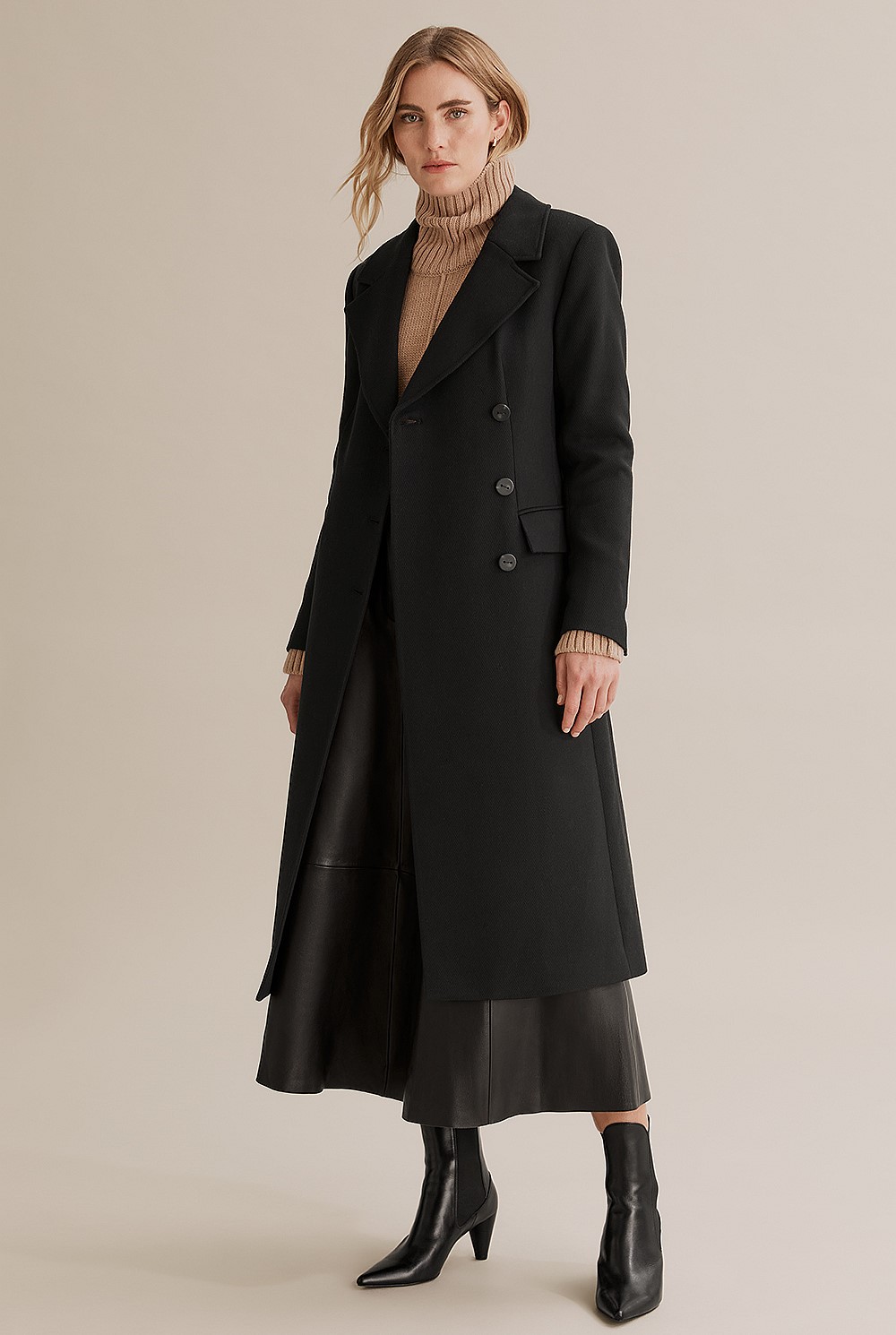 Slimline Double Breasted Coat