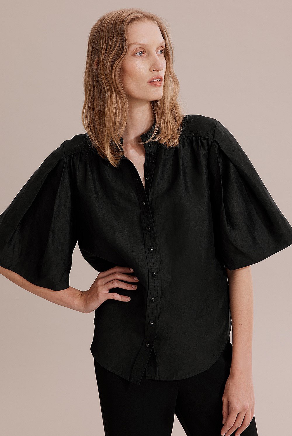 Pleat Detail Blouse