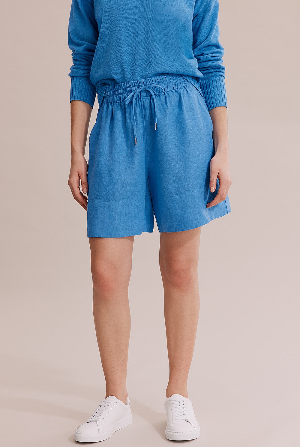 Organically Grown Linen Palazzo Short