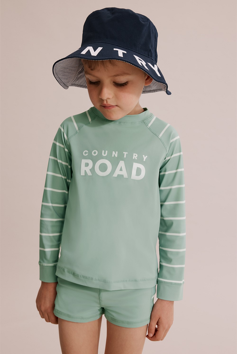 Nylon Logo Rash Vest