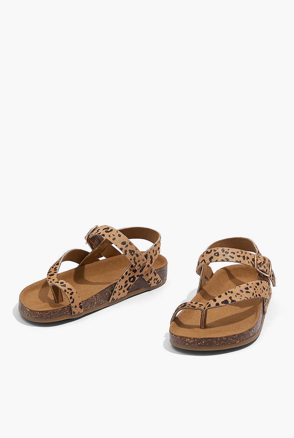 Animal Leather Sandal