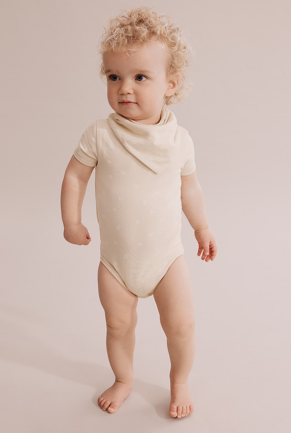 Organically Grown Cotton Star Bodysuit