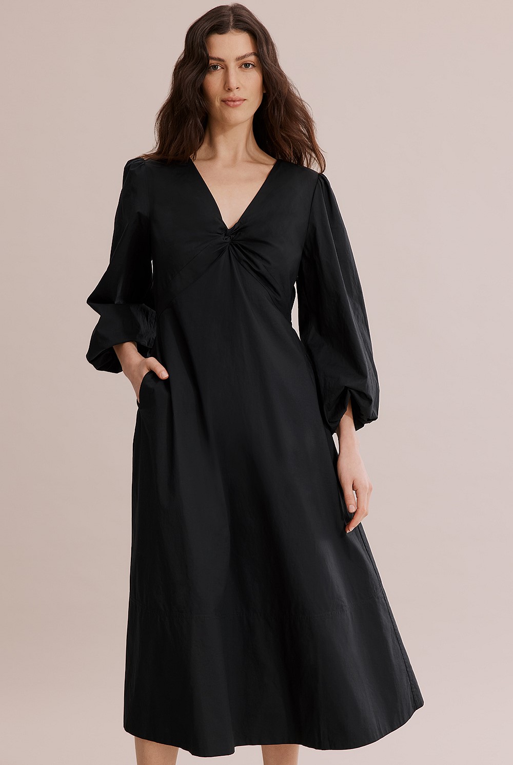 Australian Cotton Twist Front Dress