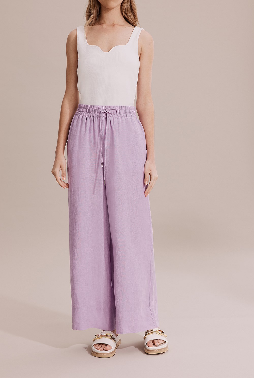 Linen Palazzo Pant