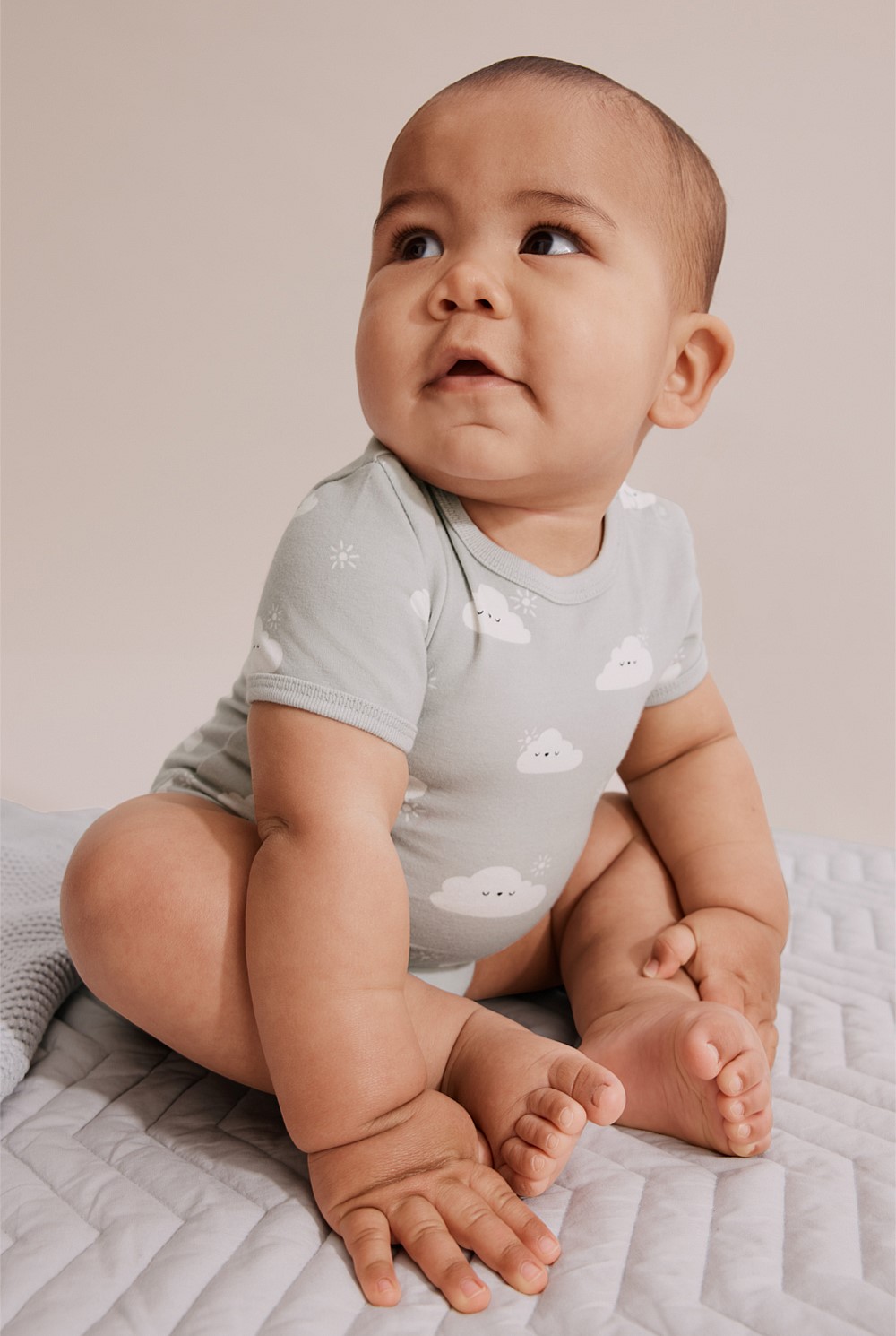 Unisex Organically Grown Cotton Cloud Bodysuit