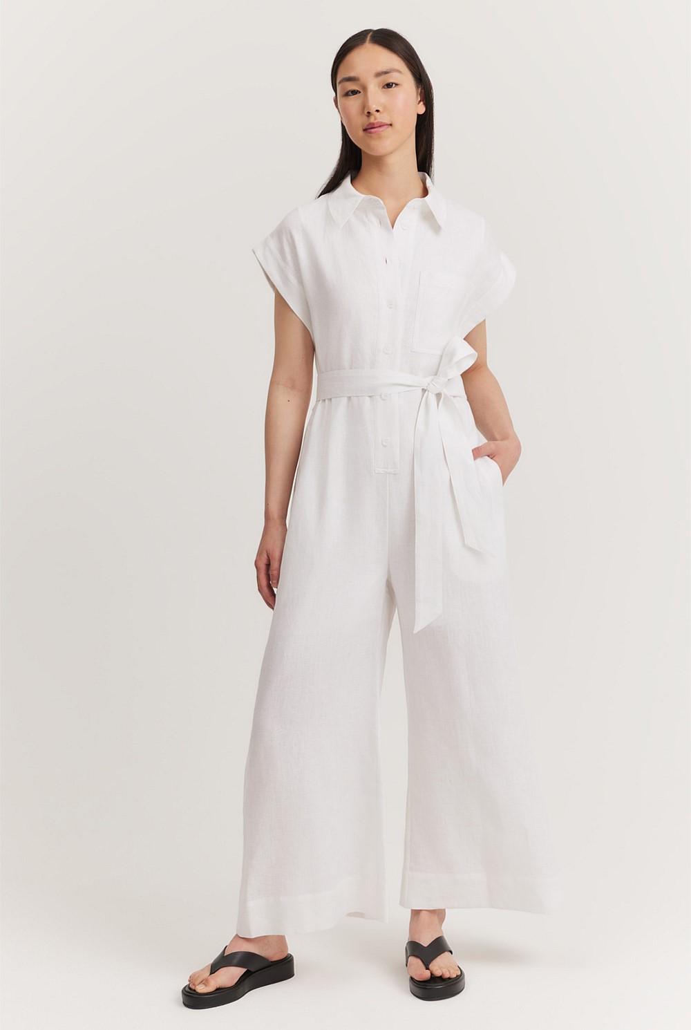 Organically Grown Linen Jumpsuit