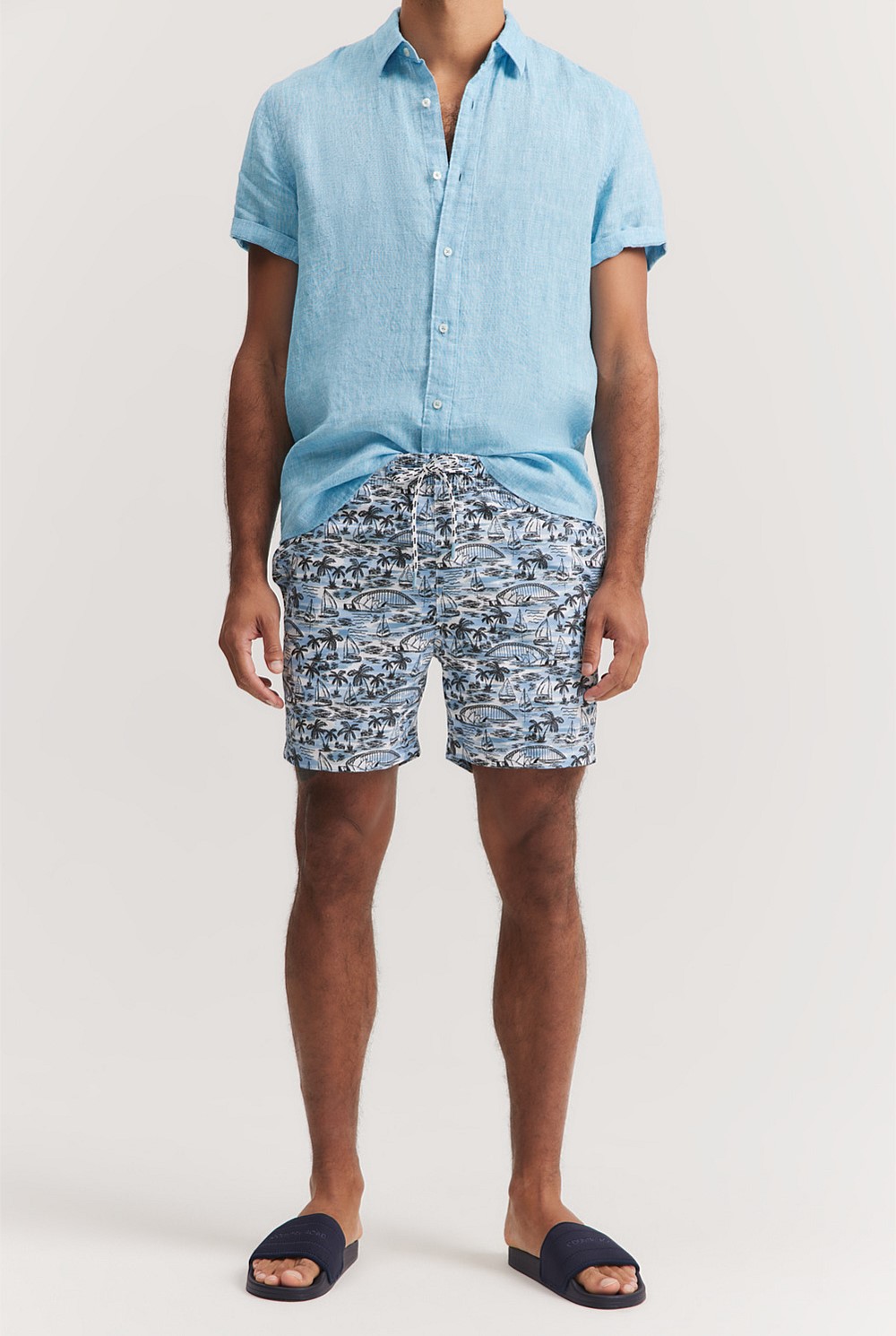 Beachside Polyester Swim Short