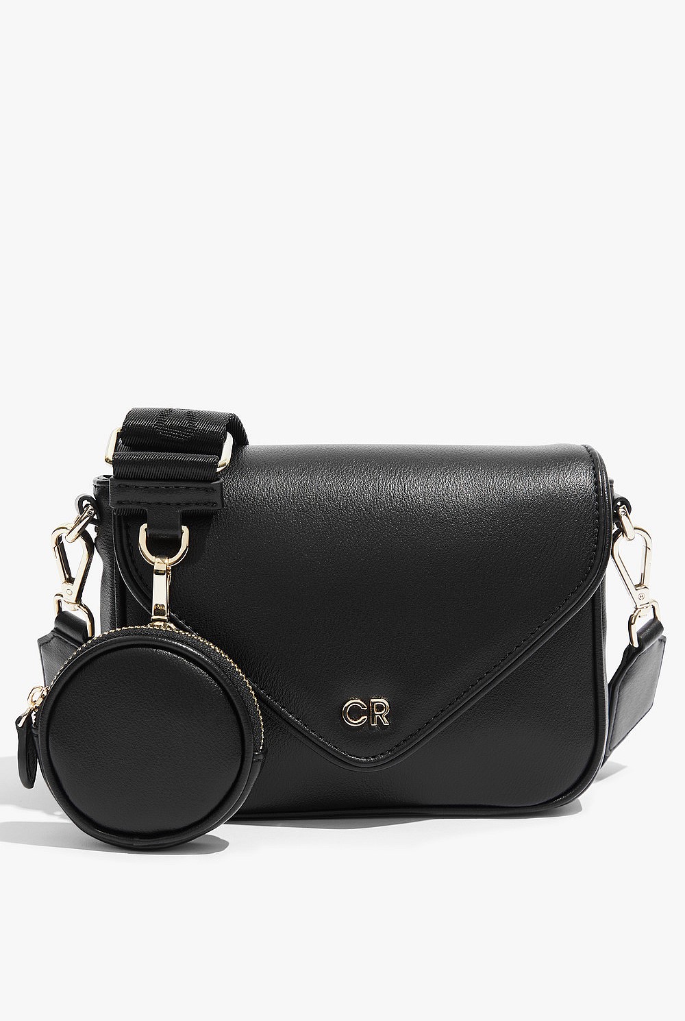 Recycled Fold-over Crossbody Bag